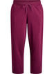 Joggebukser med lommer, M&oslash;rk Bordeaux, Packshot image number 0