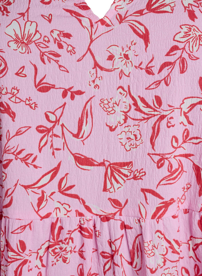 Kort A-linje kjole, Lilla, Packshot image number 2