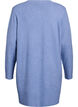 Ribbestrikket cardigan med lommer, Bl&aring;, Packshot image number 1