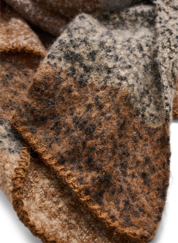 Skjerf med farge, Tobacco Brown Comb, Packshot image number 1