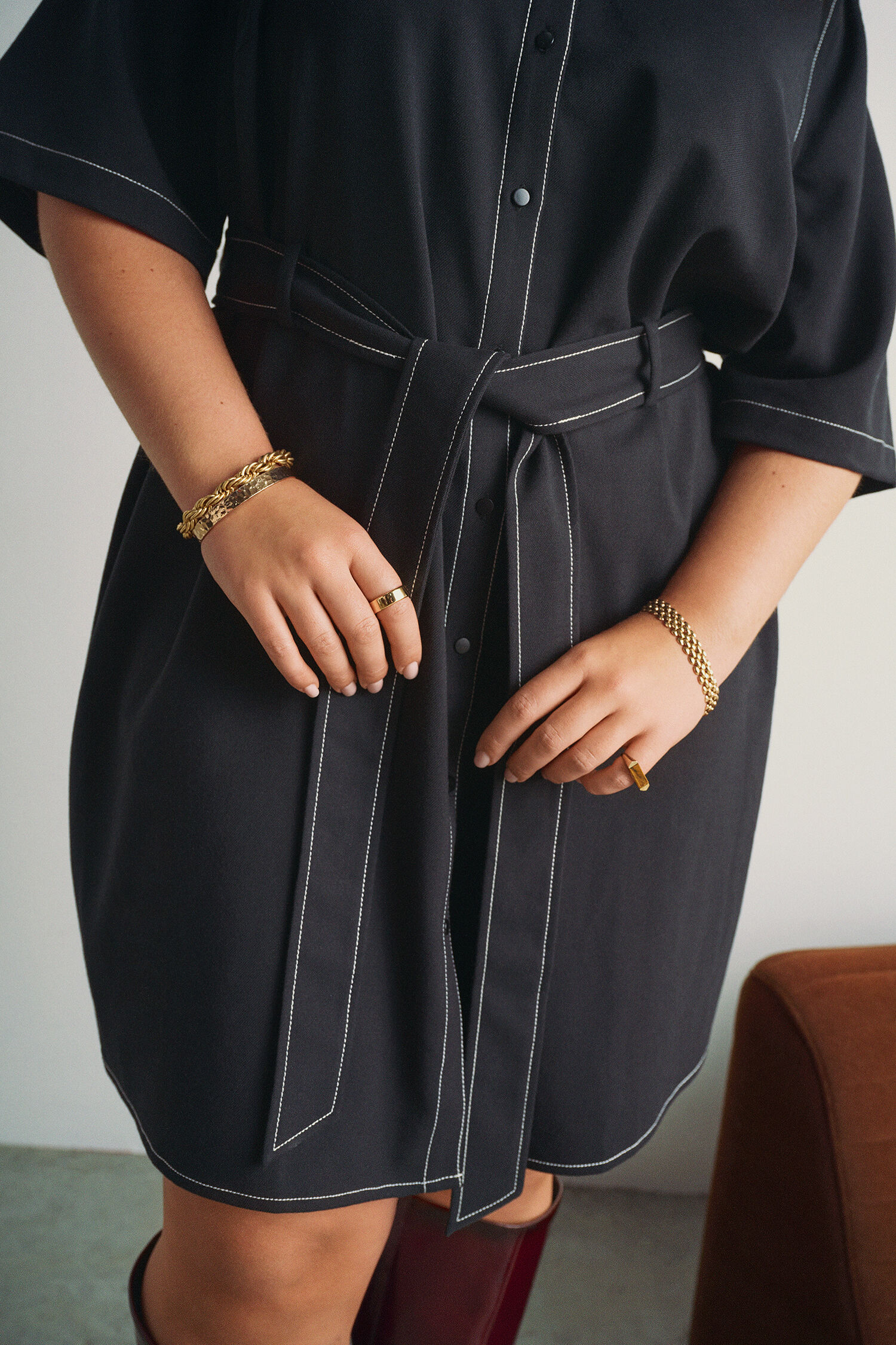 Zizzi Skjortekjole, , Model