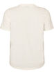 Bomulls-T-skjorte med trykk, Hvit, Packshot image number 1