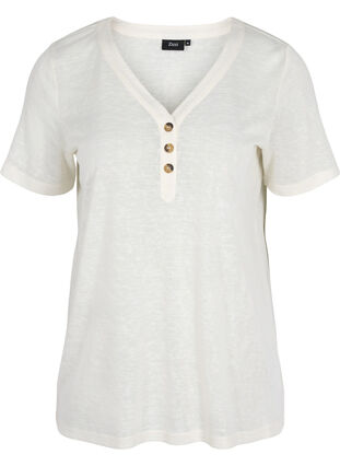 T-skjorte, Warm Off-white, Packshot image number 0