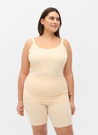 Light shapewear topp med justerbare stropper, Nude, Model