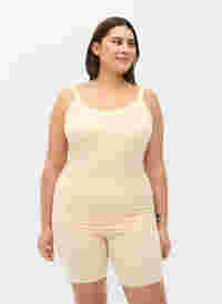 Light shapewear topp med justerbare stropper, Nude, Model