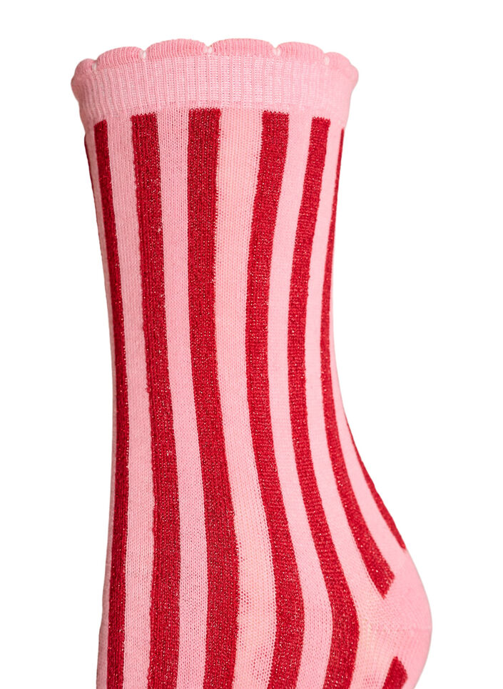2-pakning julesokker, Rosa, Packshot image number 3