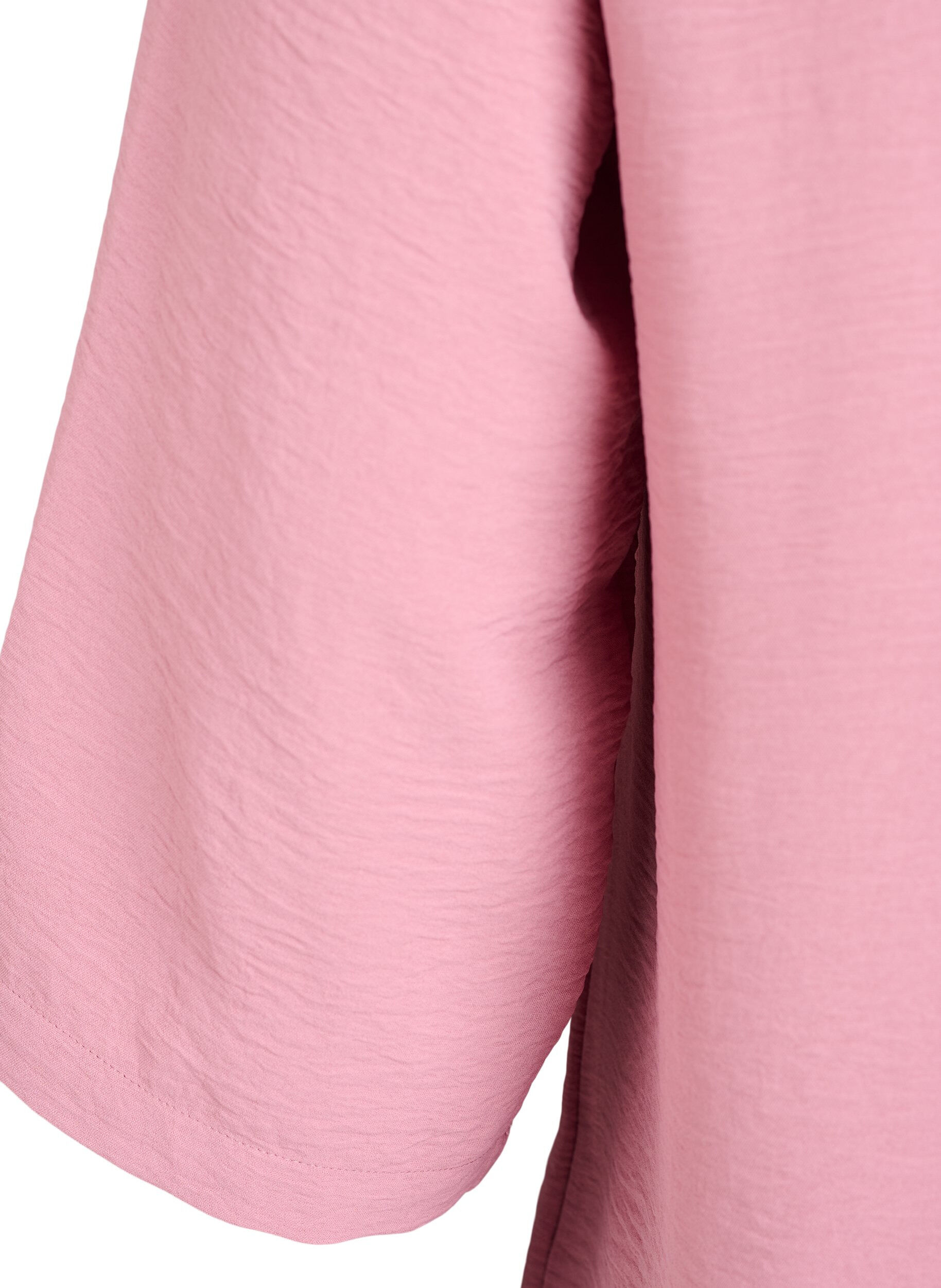 Zizzi FLASH - Bluse med 3/4 ermer, Rosa, Packshot image number 3