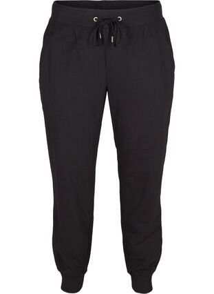 Bukser med lommer, Black, Packshot image number 0