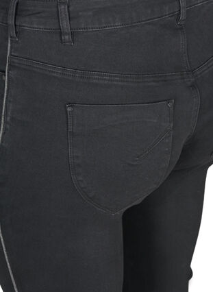 Sanna jeans med lurexdetalje, Black, Packshot image number 3