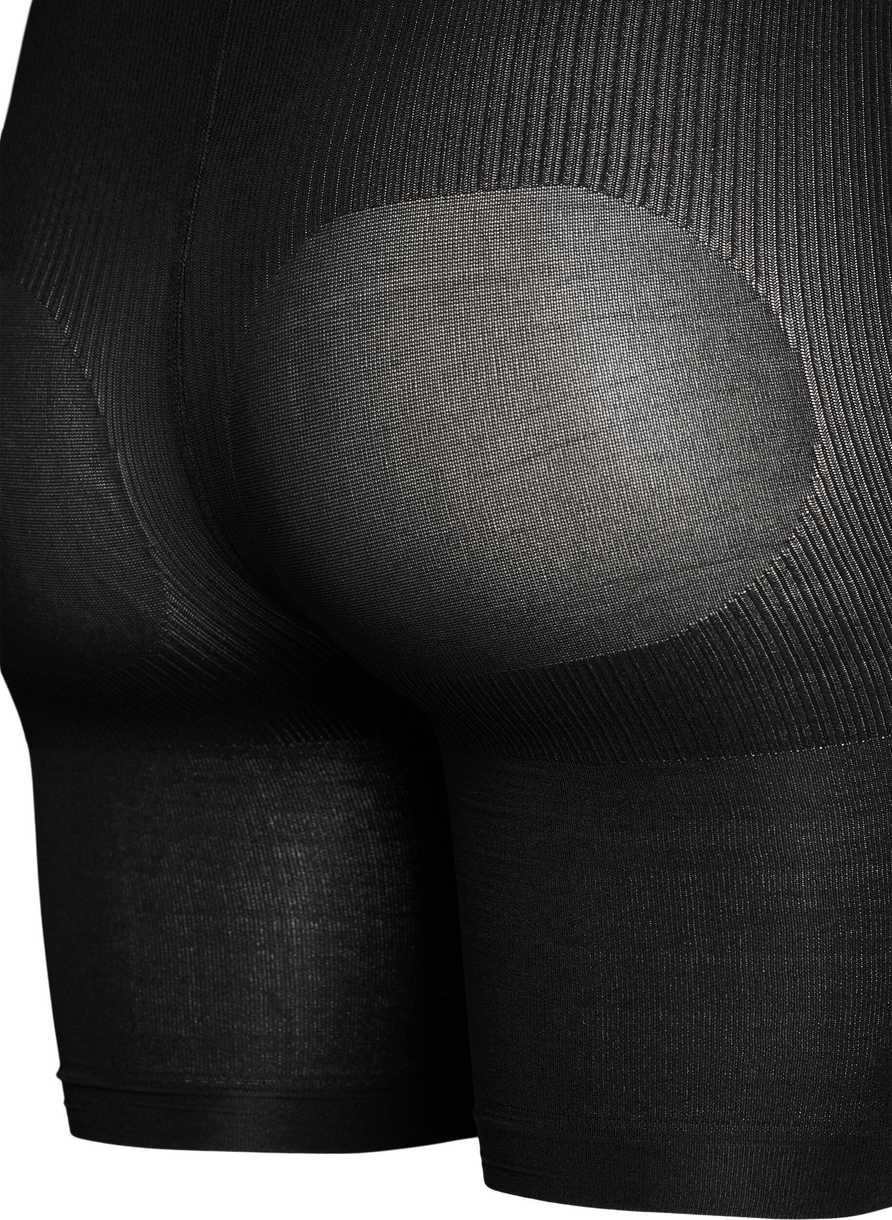 Zizzi2-pakning push-up shorts i 60 denier med shaping-effekt, Svart, Packshot image number 3