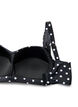 Polstret bikinioverdel med trykk, Svart, Packshot image number 3