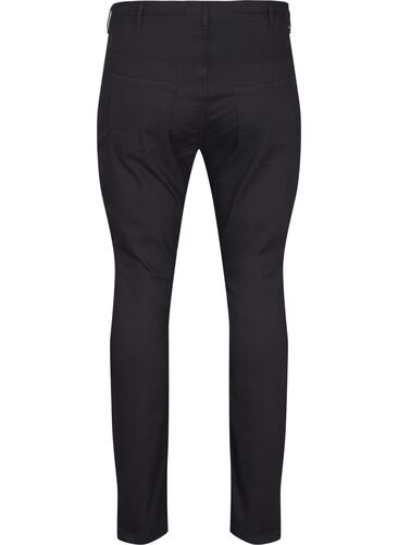 Super slim Amy jeans med høyt liv, Black, Packshot image number 1
