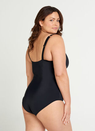 Zizzi Badedrakt, Black, Model image number 1