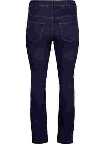 Super slim Amy jeans med høyt liv, Blue denim, Packshot image number 1