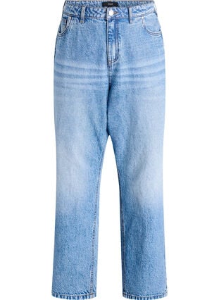 Zizzi Jeans med straight fit og høy midje, L.B.Denim, Packshot image number 0