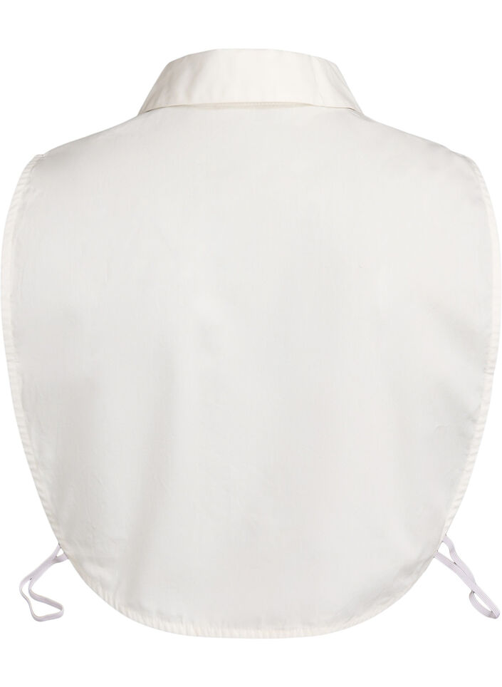 Krage med metalldetaljer på tuppene, Hvit, Packshot image number 1