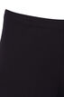 Basisleggings i viskose med 3/4-lengde, Svart, Packshot image number 2