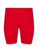 Ensfargede standard sykkelshorts, R&oslash;d, Packshot image number 0