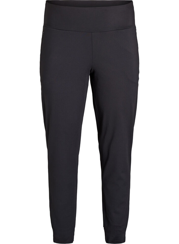 Joggebukser med lommer, Black, Packshot