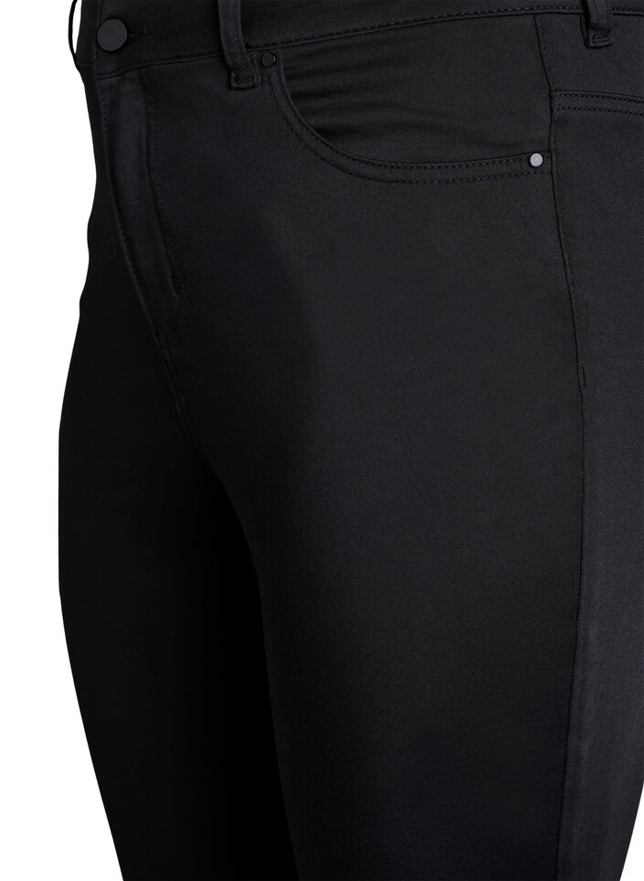 Stay Black Amy jeans med høy midje, Svart, Packshot image number 2