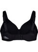 CORE, HIGH SUPPORT WIRE BRA - Sportsbh med b&oslash;yle, Svart, Packshot image number 1