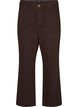 Fargede Kiana straight fit jeans, Brun, Packshot image number 0