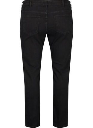 Emily jeans med vanlig liv og smal passform, Black, Packshot image number 1