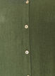 Bluse i lin og viskose med V-hals, Gr&oslash;nn, Packshot image number 2