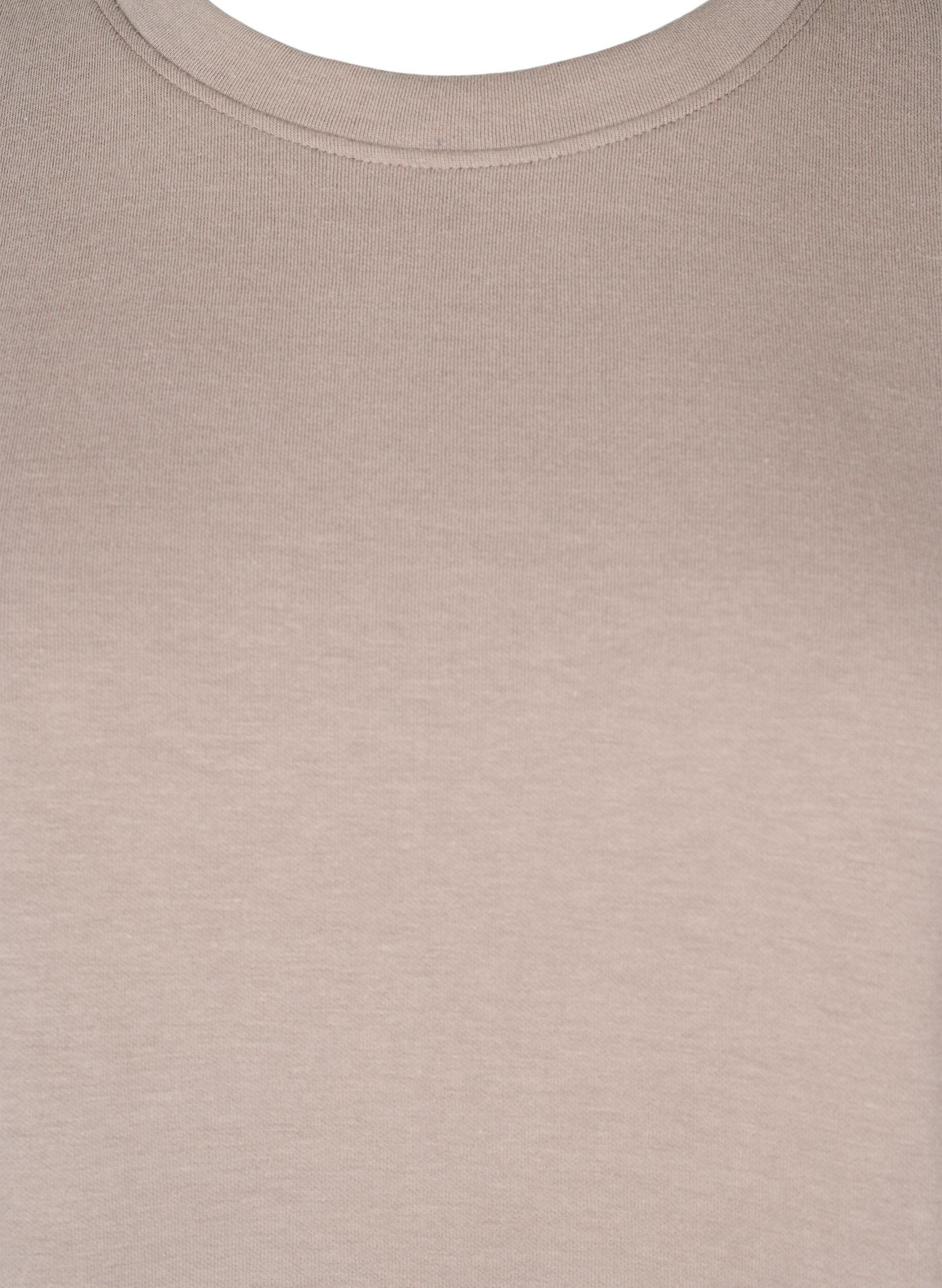 Zizzi FLASH - Genser med crewneck, Beige, Packshot image number 2