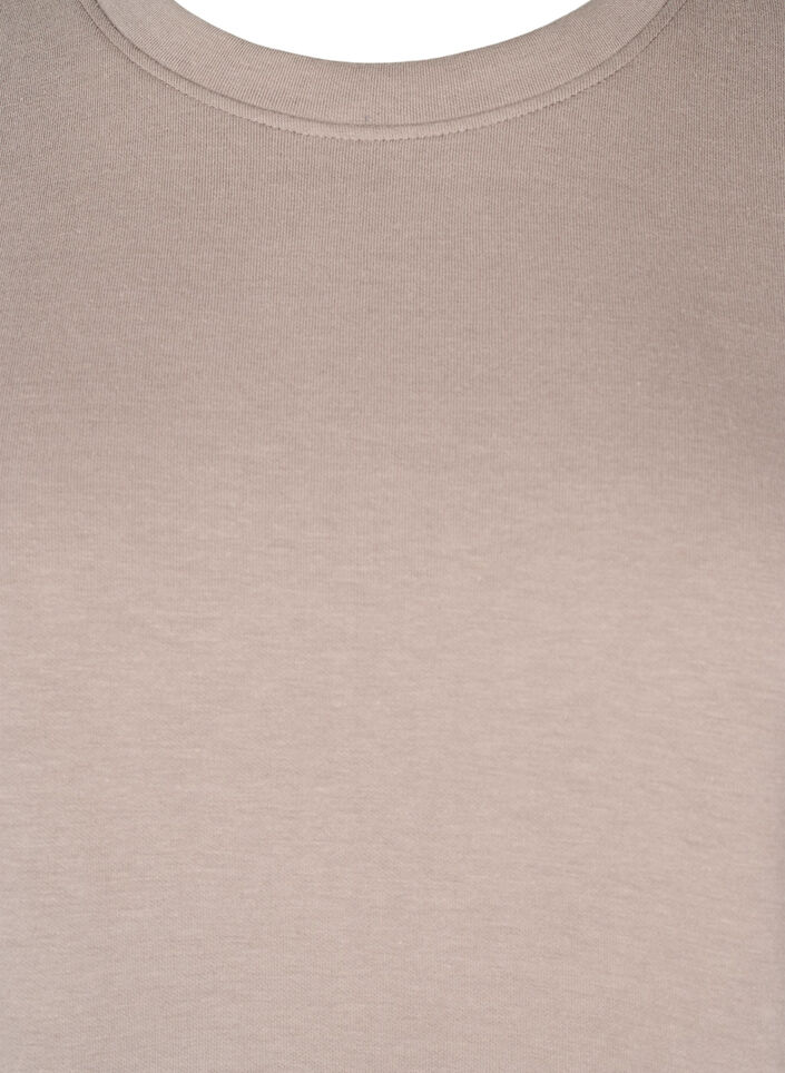 FLASH - Genser med crewneck, Beige, Packshot image number 2