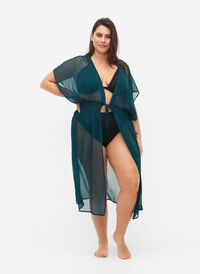 Strandkimono med smock og korte ermer, Spruced-up, Model