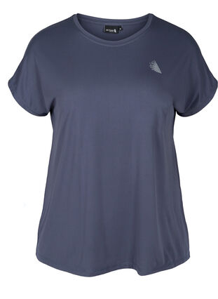 Ensfarget T-skjorte til trening, Odysses Gray, Packshot image number 0