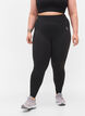 Cropped basis treningsleggings, Black, Model image number 2