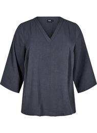 FLASH - Bluse med 3/4 ermer, Phantom