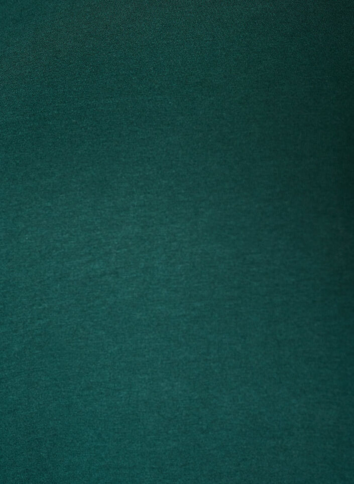 T-skjorte med asymmetrisk blondekant, Gr&oslash;nn, Packshot image number 2
