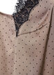 Stroppetopp med blonder og asymmetrisk kant, Beige, Packshot image number 3