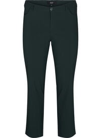 Klassisk bukse i viskoseblanding, Grønn Klassisk bukse i viskoseblanding