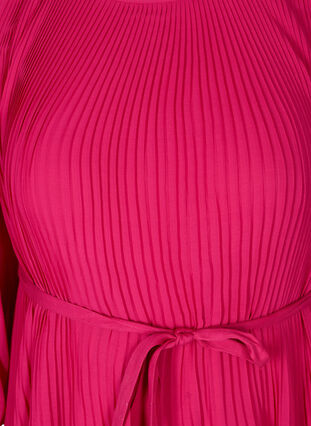Langermet kjole med plissé, Vivacious, Packshot image number 2