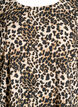 Kortermet bluse med leopardmønster, Leopard AOP, Packshot image number 2