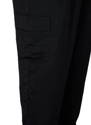 Bukse med cargo-lommer, Black, Packshot image number 3