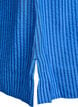 Lang stripet skjorte med knappedetalj bak, Blå, Packshot image number 3