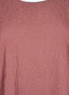 FLASH - Langermet bluse med rund hals, Rose Brown, Packshot image number 2