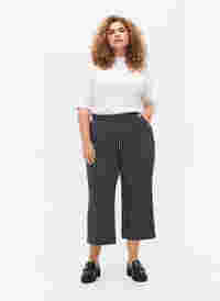 Løse bukser med 7/8-lengde, Navy Blazer Stripe, Model
