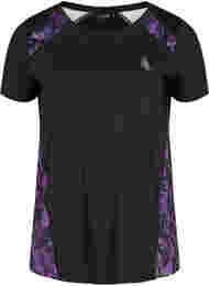 Trenings T-skjorte med mønster, Black