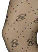 Tights med mønster i 25 denier, Black, Packshot image number 1