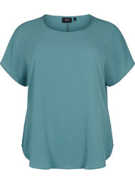 Kortermet bluse med rund hals, Sea Pine