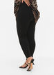 Leggings med glidelås, Black, Model image number 3