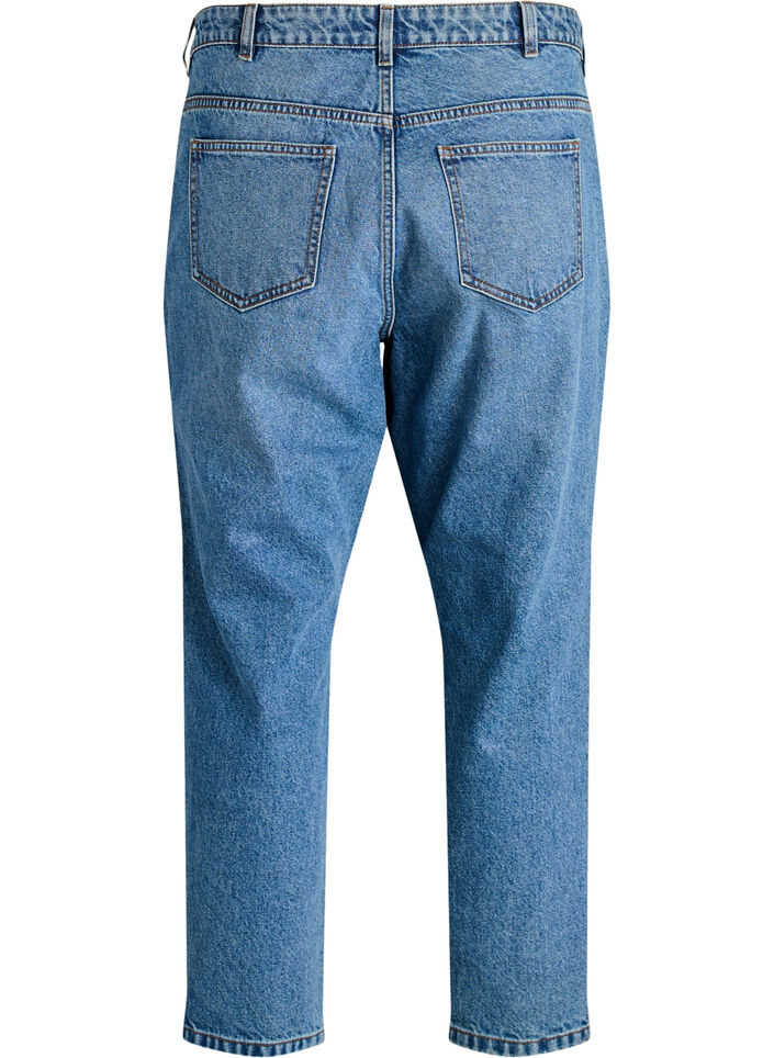 Mille Mom Fit Jeans med h&oslash;y midje, Bl&aring;, Packshot image number 1