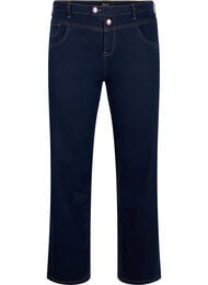 Regular fit Gemma jeans med h&oslash;y midje, Bl&aring;