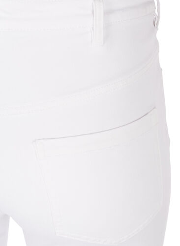 Super slim Amy jeans med høyt liv, White, Packshot image number 3